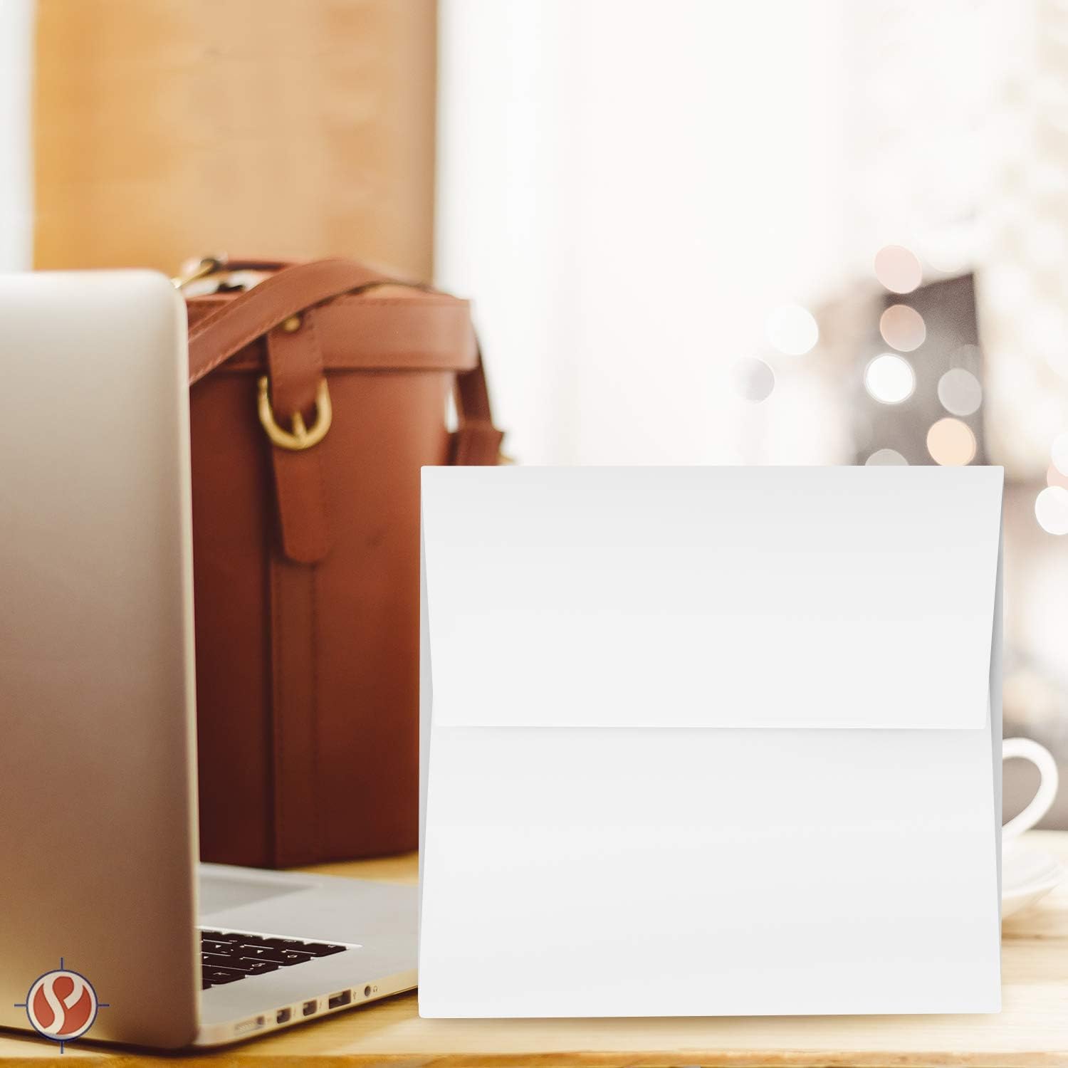6.5 x 6.5” Square White Envelopes – Perfect for Enclosing Holiday Greeting, Party and Invitation Cards | Made from Durable 70Lb White Wove Paper | 50 per Pack