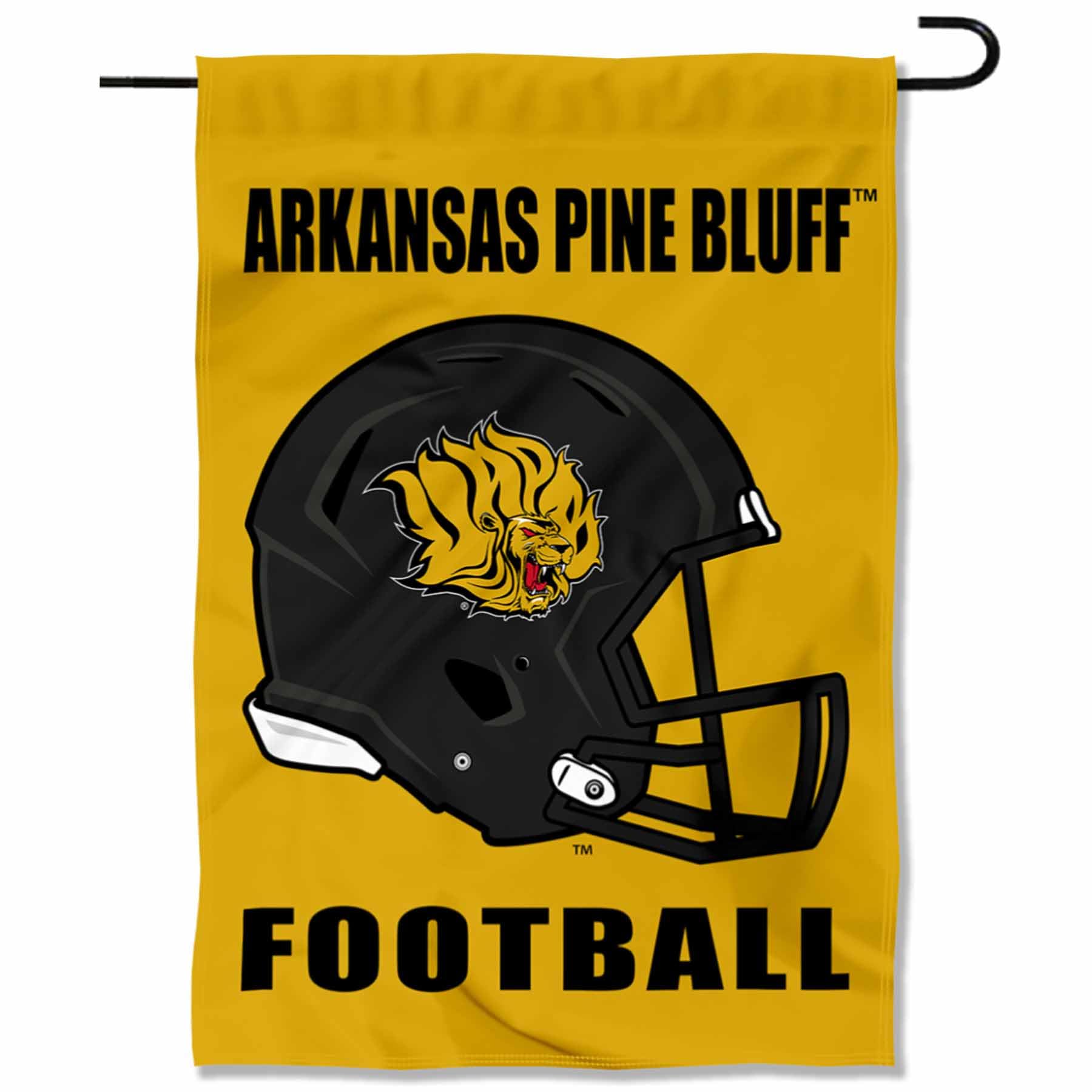 arkansas pine bluff football helmet images Golden Lions Garden Flag : 運動和戶外活動 Colour:Black Beauty SaltHB Gilded Backpack | Premium