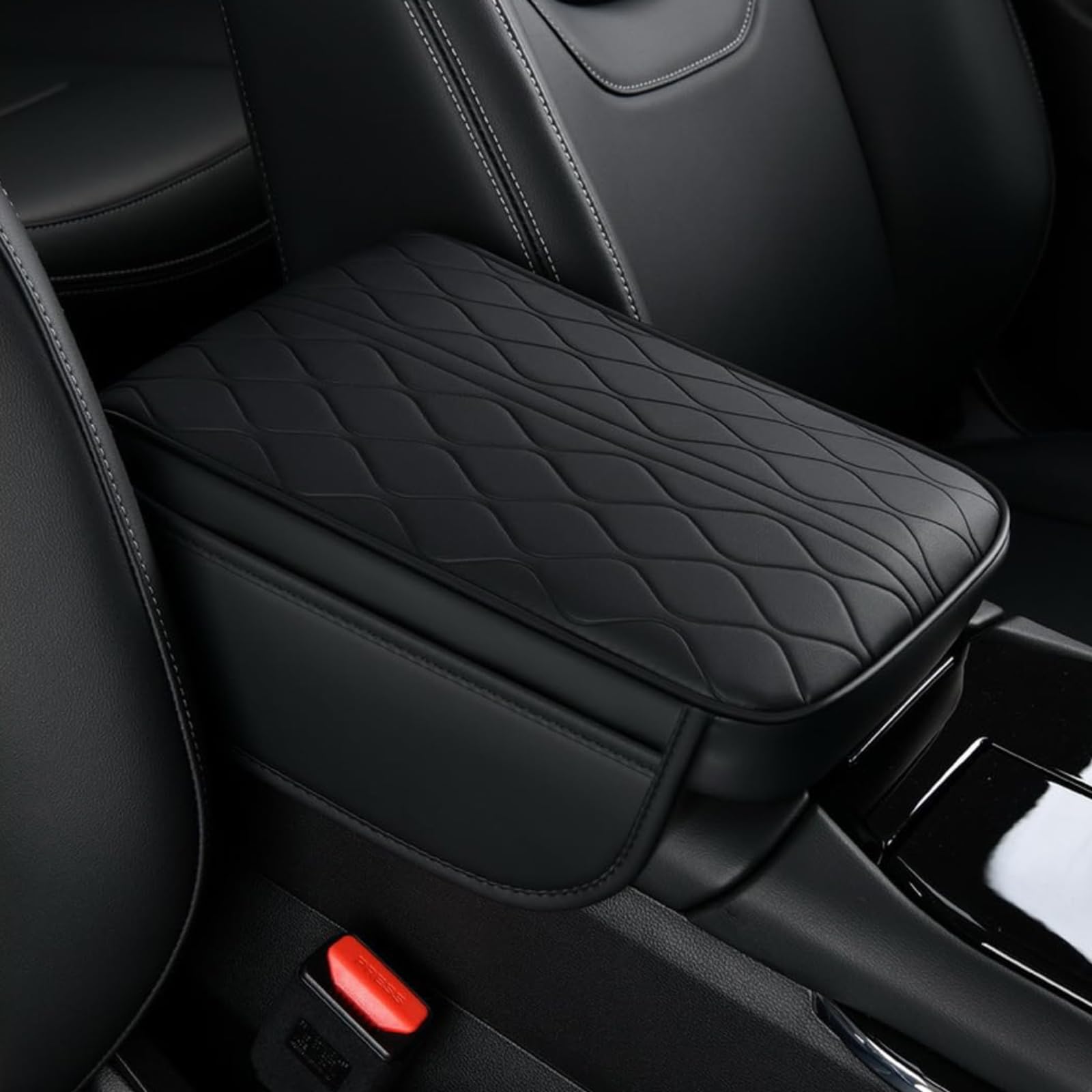 VUXEEKDR Car Armrest Cushion, for Toyota RAV 4 RAV4 2019-2024 Waterproof Auto Arm Rest Protector Multifunctional Car Armrest Cushion Car Armrest Car Accessories,C
