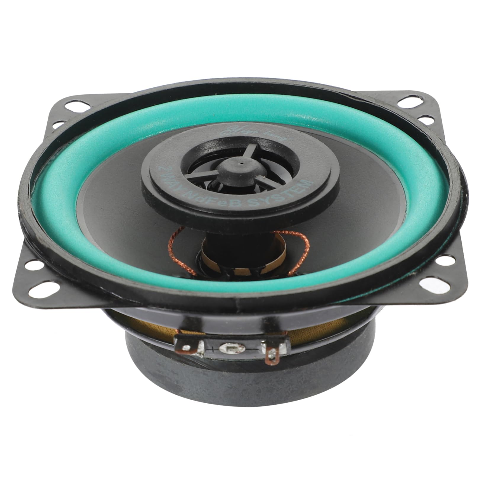 Mikinona Car Audio Speakers Low Mid Range Loudspeaker Kit for Vehicle High Performance Magnetic Field Distortion for Car Audio Systems