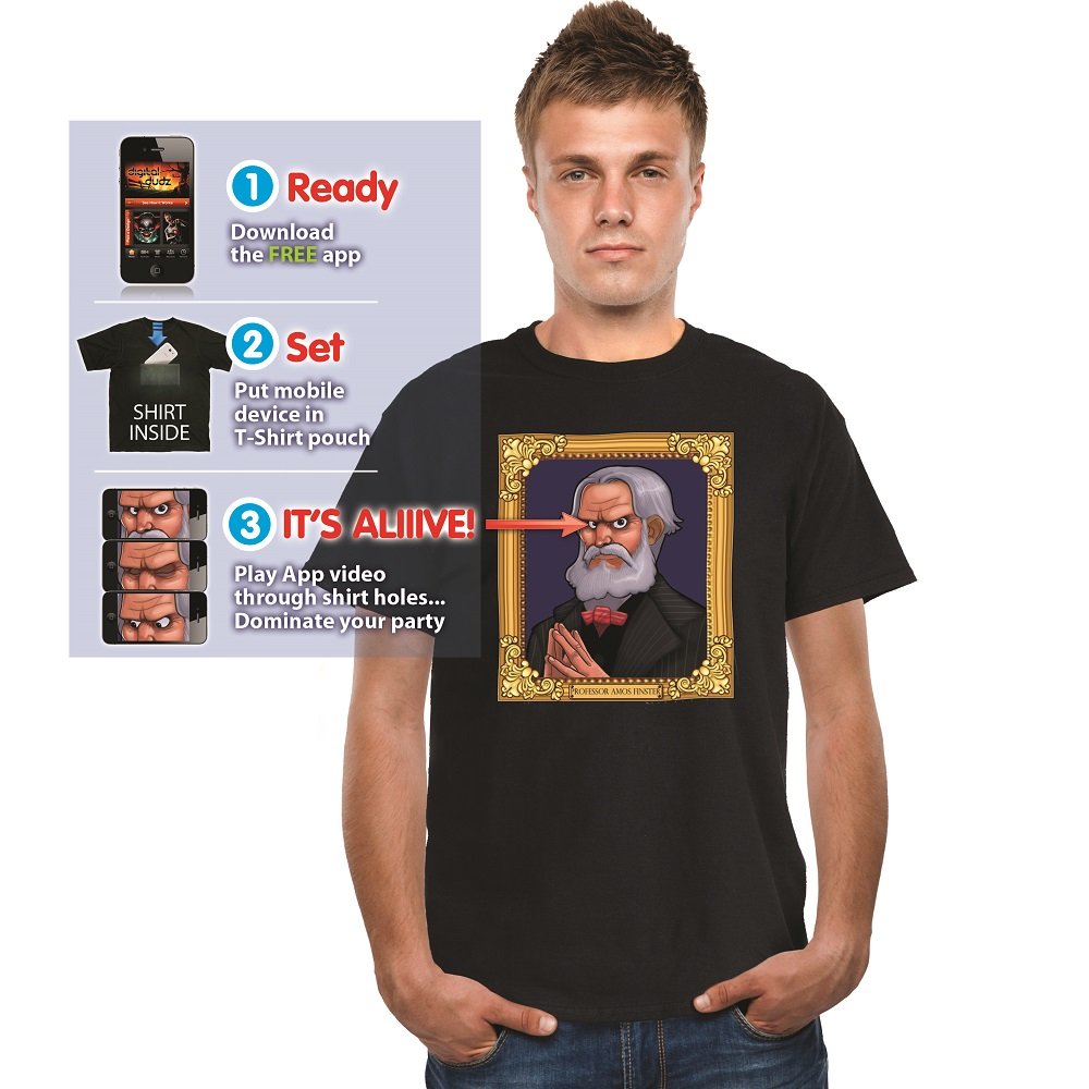 Morph Costumes Morphsuits Men's Frantically Moving Eyeball Digital Dudz Shirt