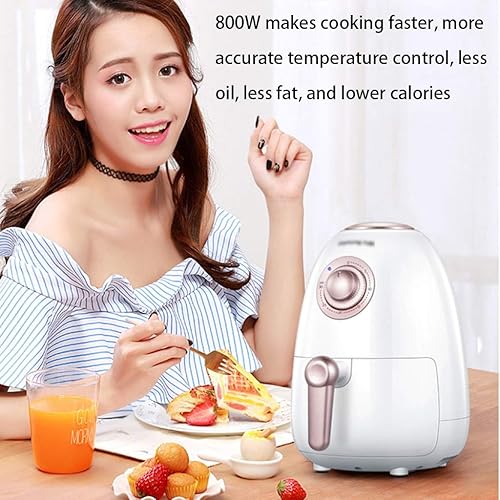 ZYCSKTL freidora de aire eléctrico, freidora de aire profunda con un solo toque para uso doméstico, nueva freidora eléctrica automática sin aceite,