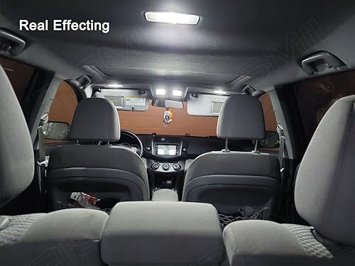 Miniatura 4 de Xpismii Kit de 8 piezas de luces LED blancas RAV4 de 6000 K repuesto del paquete para Toyota RAV4 2006 2007 2008 2009 2010 2011 2012 2013 2014 2015