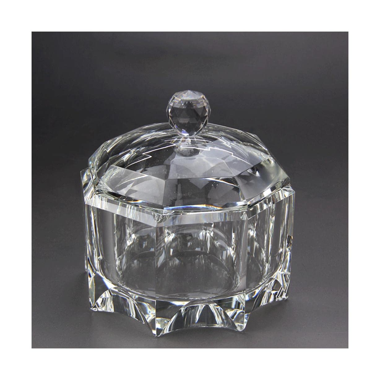 Cendrier de table octogonal en cristal, cadeau pour fumeur