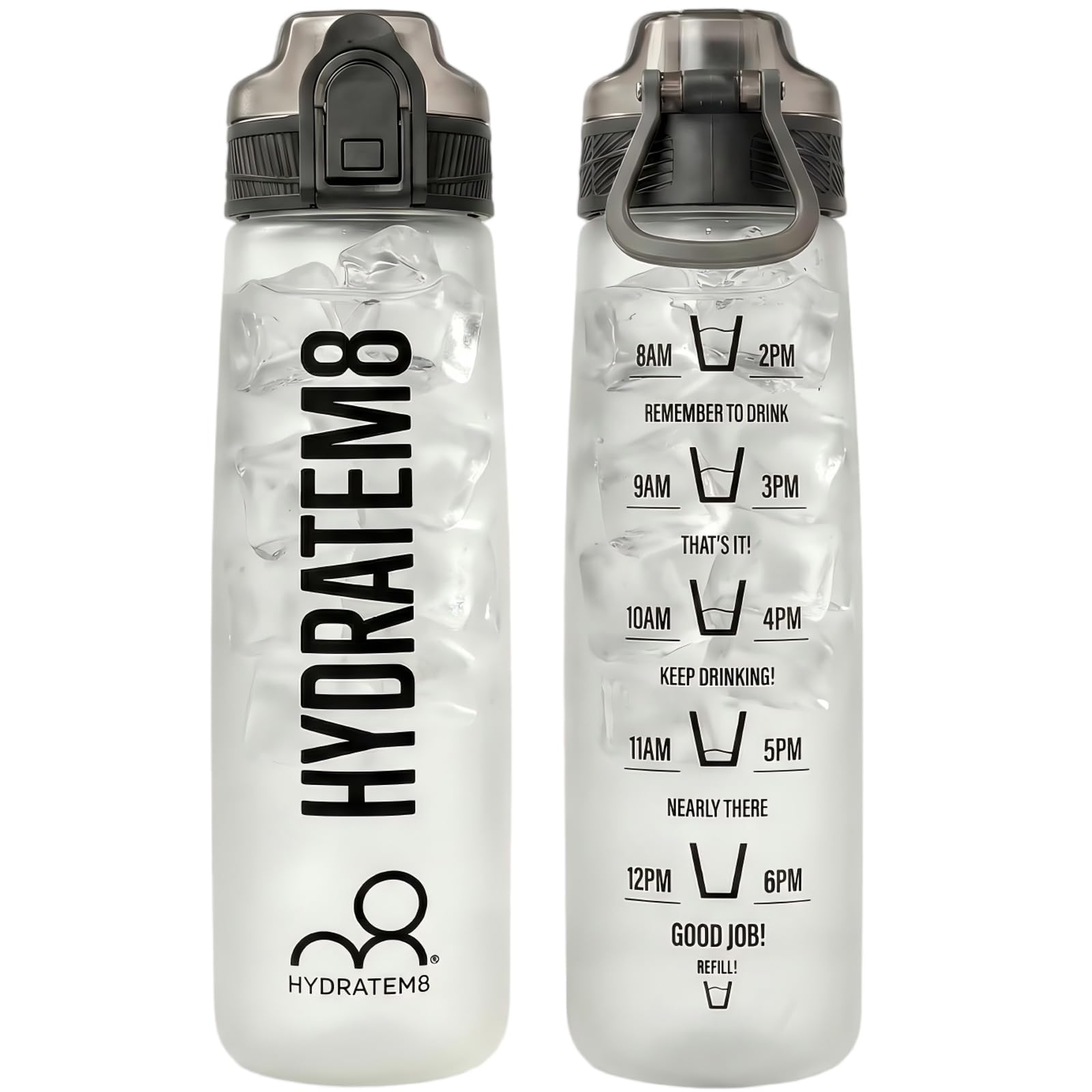 HYDRATEM8 32 oz Sports Water Bottle