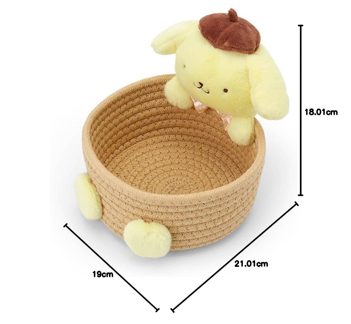 サンリオ ポムポムプリン マスコット瓶 小物入れ キャニスター Sanrio サンリオ ポムポムプリン キャニスター(チームプリン) プレゼント