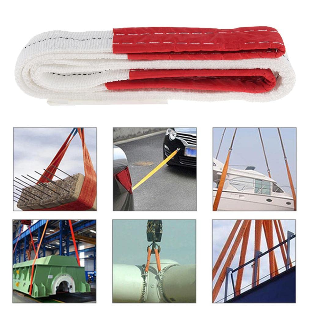 Harilla 1-4M élingue de Levage Sangle de Remorquage Portant 3 Tonnes Résistant à L'usure - 2m