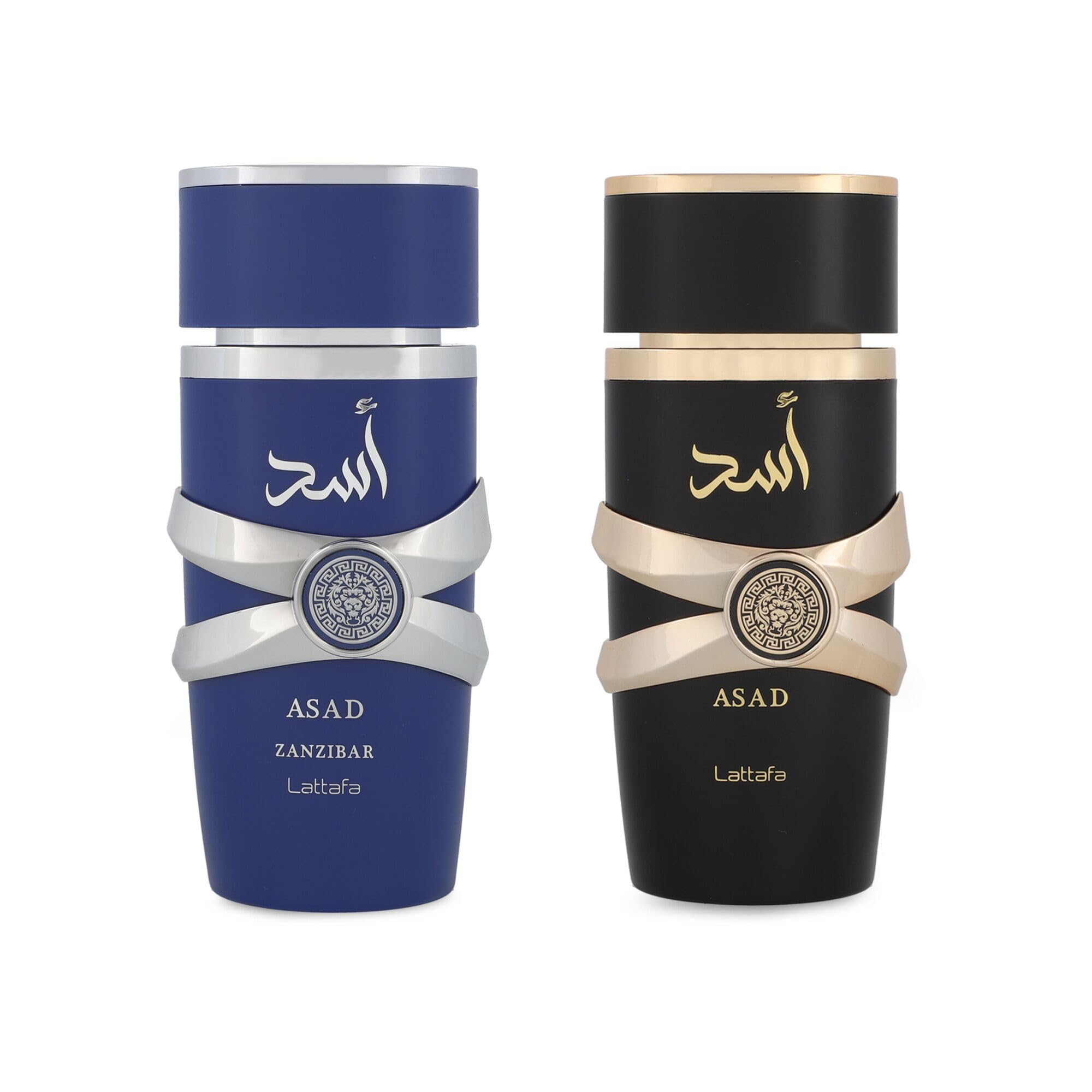Lattafa Asad 2 Piece Gift Set (EDP 3.4 Fl Oz + Asad Zanzibar EDP