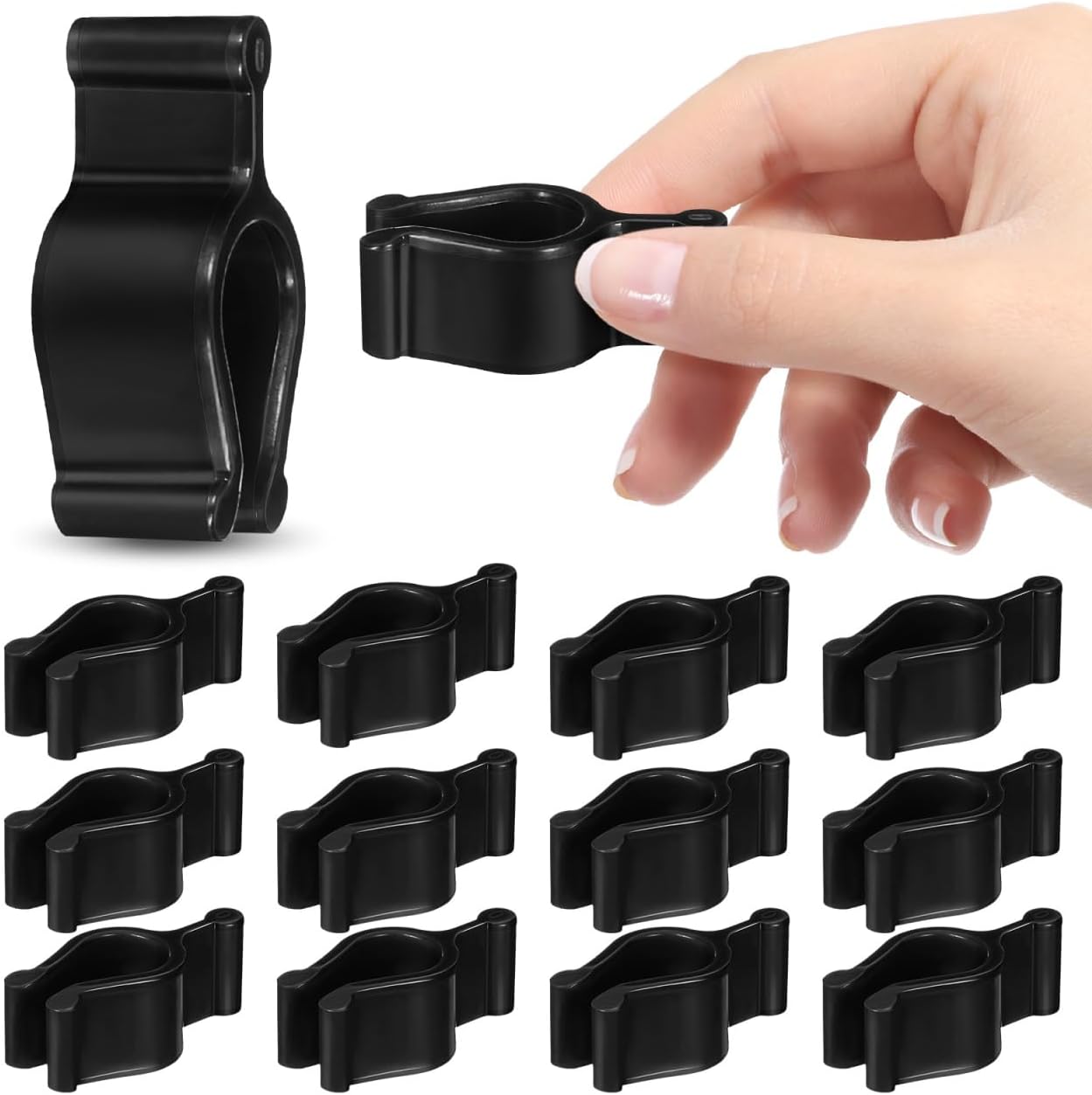 ULTECHNOVO Leakproof Cosmetic Pump Collar Clip Pump Dispenser Locks for Shampoo Lotion Makeup Remover Oil Bottles Bottle Lock Clip Accessory 30 Pcs