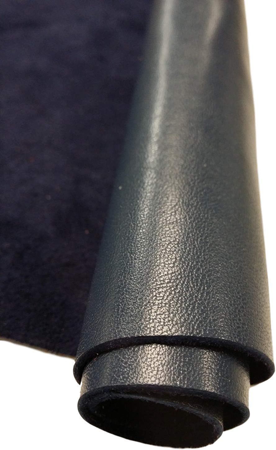 Reed Leathers Hides - Cow Leather Skins (12 X 24 Inches 2 Square Foot, Black)