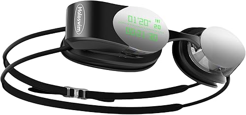 Holoswim Gafas de natación inteligentes, gafas de natación 2S AR, pantalla digital HD en tiempo real, aplicación de análisis de datos AI,