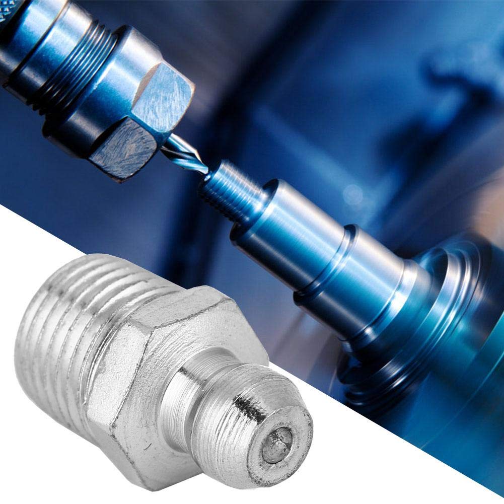 10 pezzi M10 * 1 durevole nipplo di lubrificazione kit di montaggio per macchine tecniche (argento
