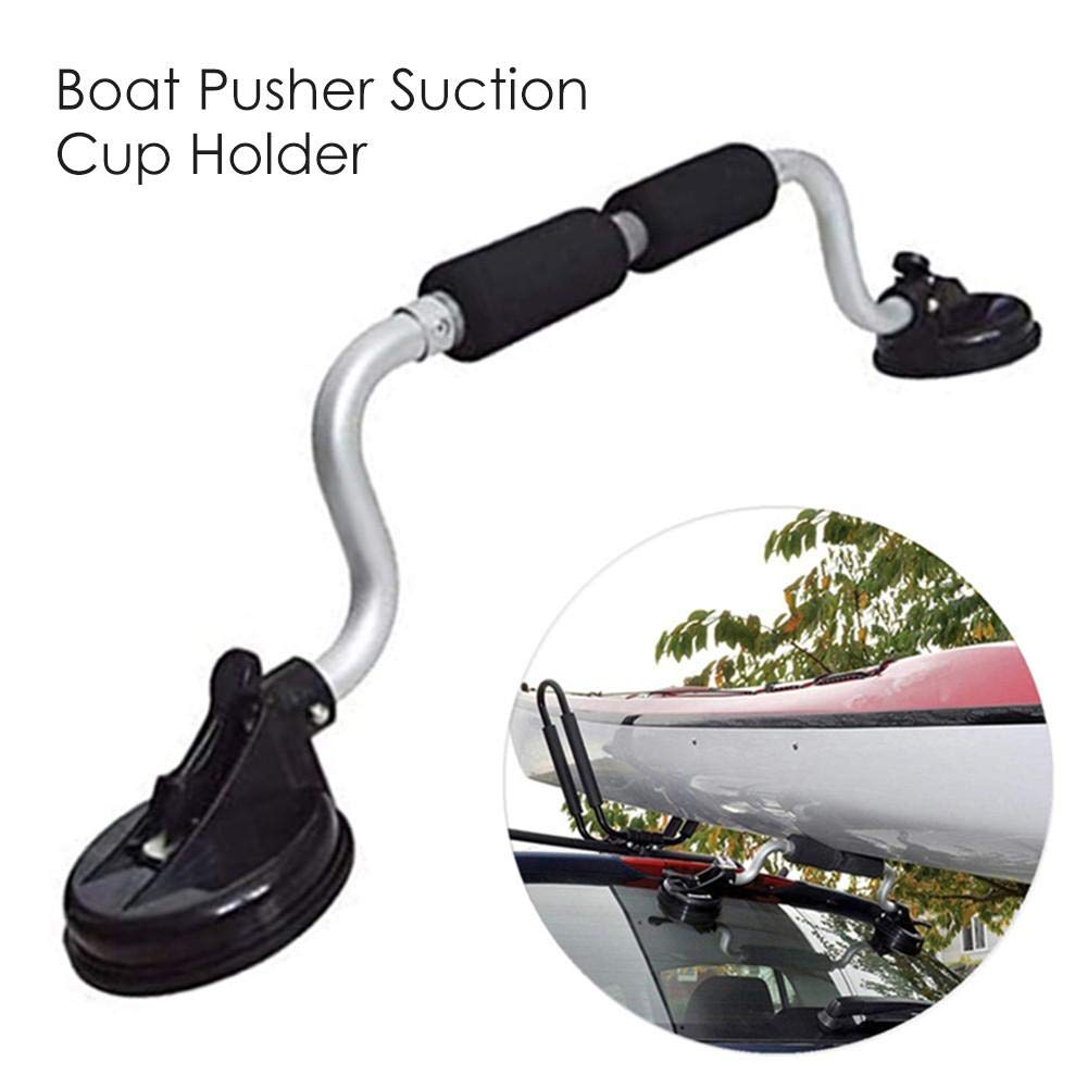 Kajakhalter Kanuhalterung Kanu Halterung Halter Roller Ladehilfe, Aluminium + Schaum, Saugbootrolle Kanu Halterung Halter Roller Ladehilfe, für die meisten Auto SUV
