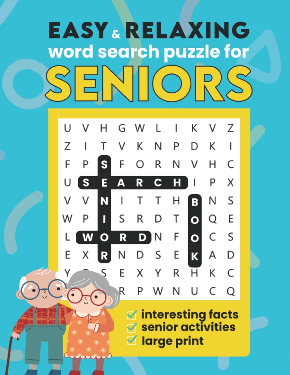 Relaxing and Easy word search puzzle for seniors and elderly people. Made for Dementia and Alzheimer’s patients.: Memory activity book for seniors and … Dementia word activities for men and women