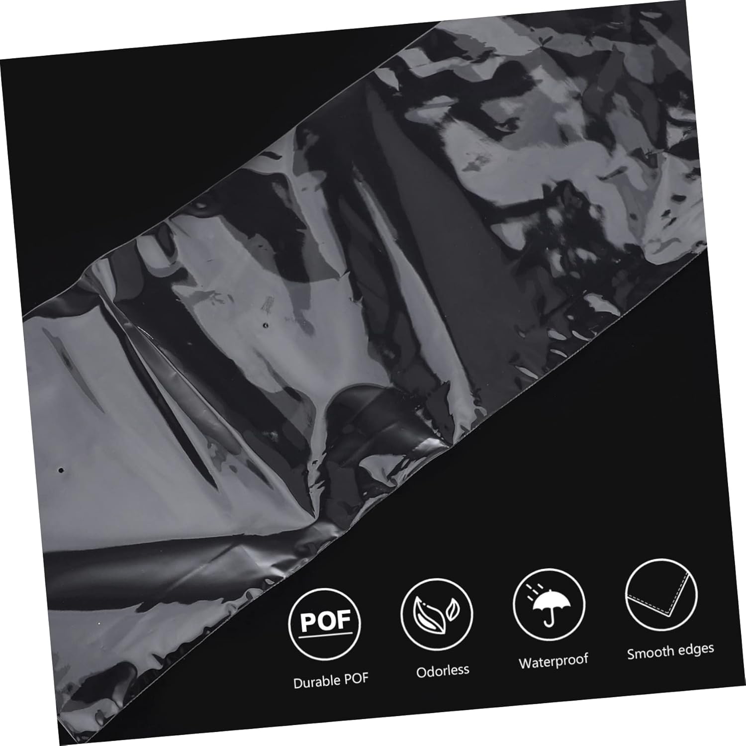 GLEAVI 800pcs Heat Shrink Film Bag Industrial Cling Film Shrink Wrap Packaging Bag Fresh Scent Retention
