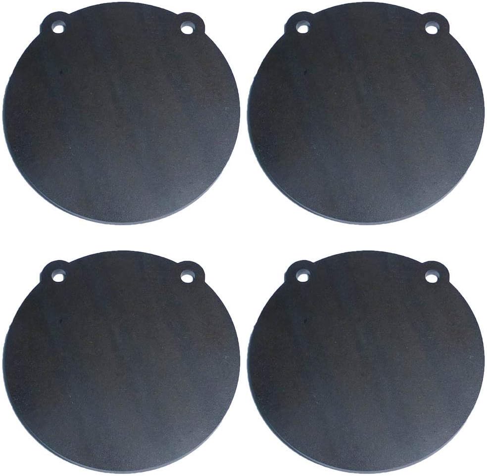Tactical Scorpion Gear TSG-GG84 Set of Four AR500 8" x 3/8" Steel Shooting Target Gong Laser Cut