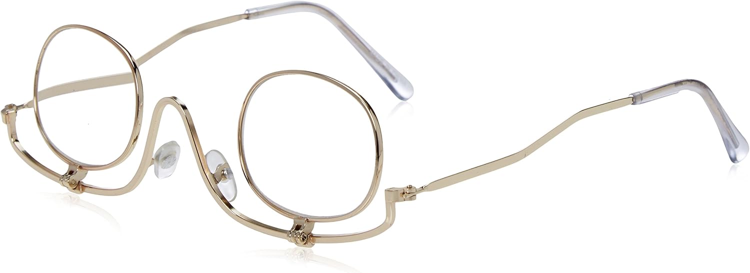 3X Dual LENSE FLIPUP Magnifying Makeup Glasses Amazon.ca Health