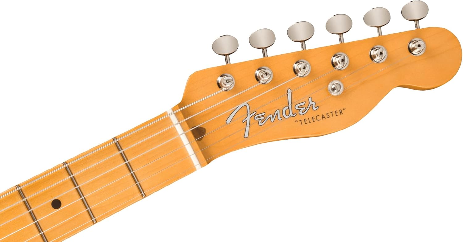 Fender American Vintage II 1951 Telecaster - Butterscotch Blonde Bundle with Case, Hat, Strap, Cable, and Guitar Cleaning Kit