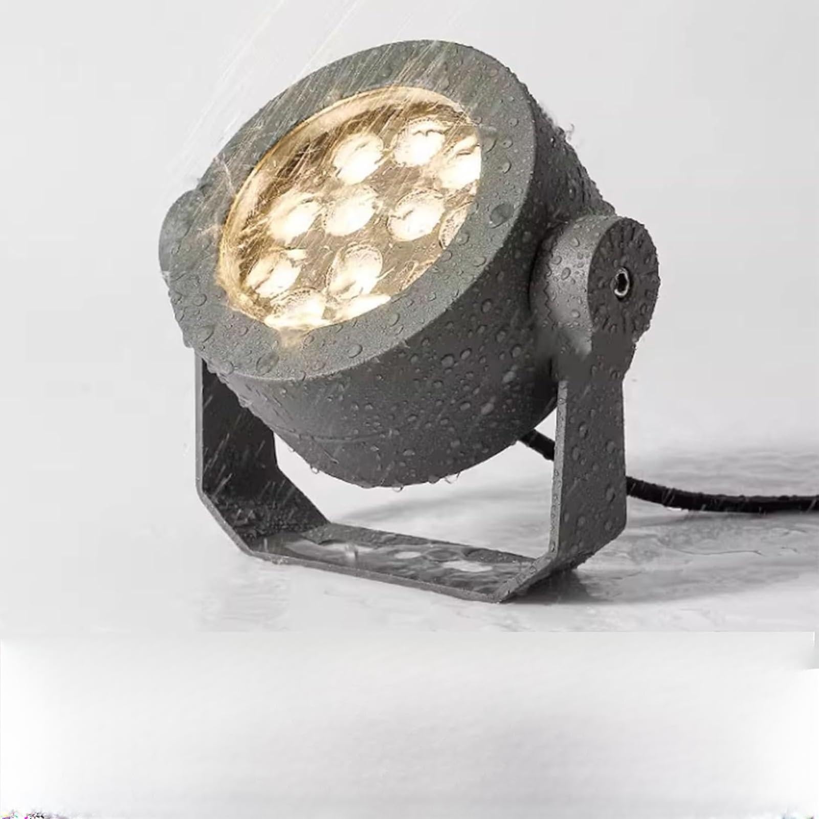 Proyectores LED - Focos Para Exterior, Focos Para Paisajes De Árboles CA 85~265V, Luces De Césped Para Jardín Al Aire Libre Impermeables IP65, Ángulo Ajustable(White,12w)