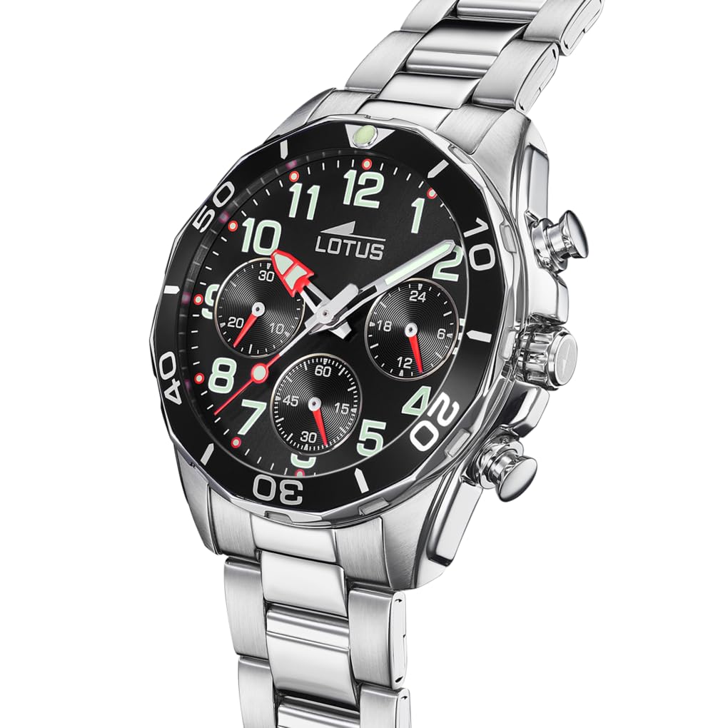 LOTUS Reloj Niño Analógico de Acero Inoxidable