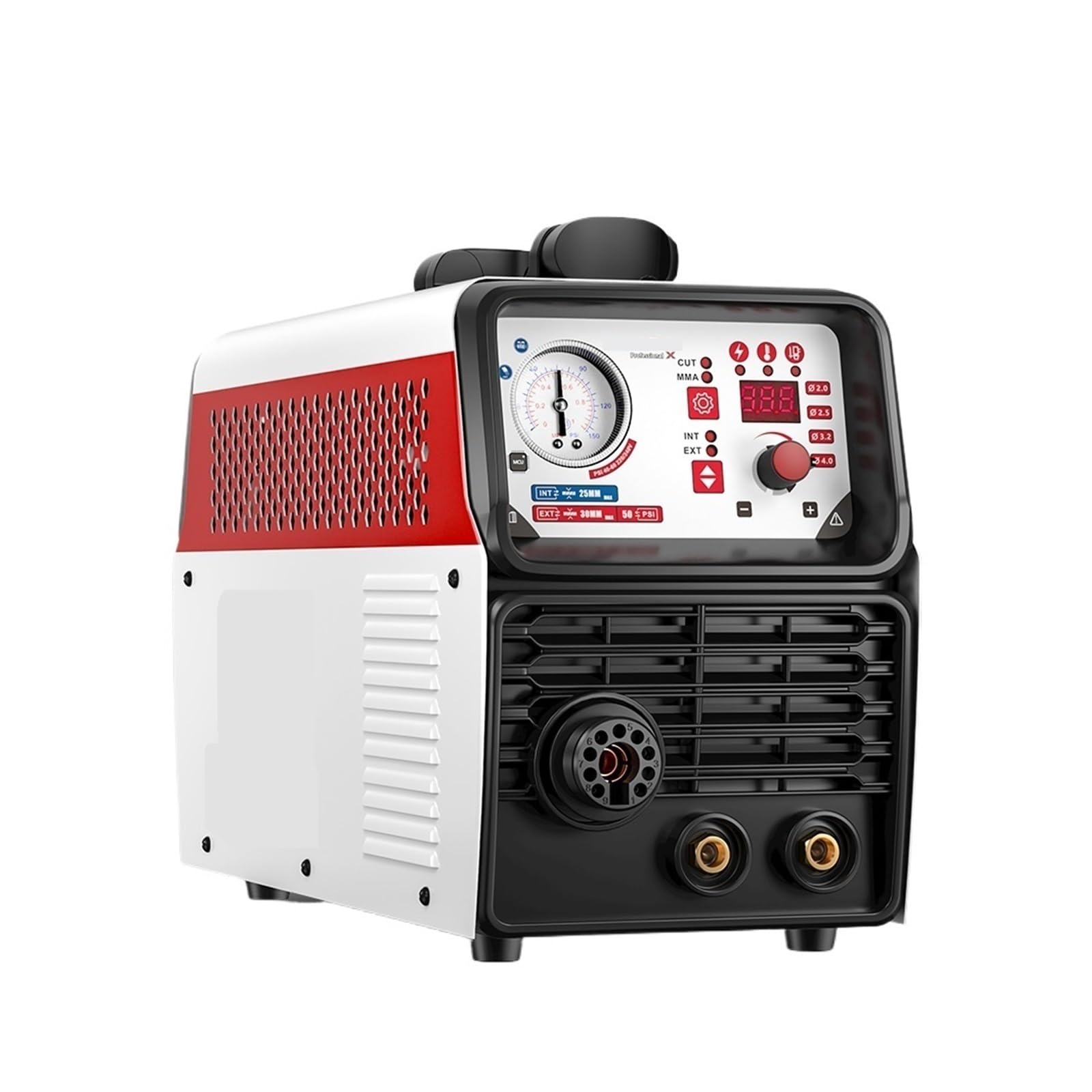 Qaxrzcucd One Color Plasma Cutting Machine Bulit In Air Pump Pilot Arc Non-Contact Inverter Cutter Easy To Cut, Powerful Operation