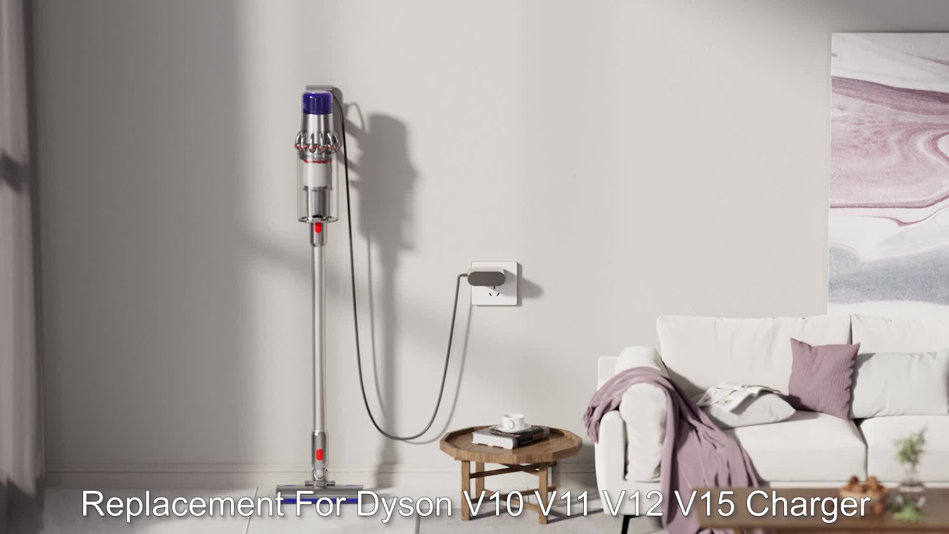 Amazon.com: 30.45V Vacuum Charger Compatible with Dyson V10 V11