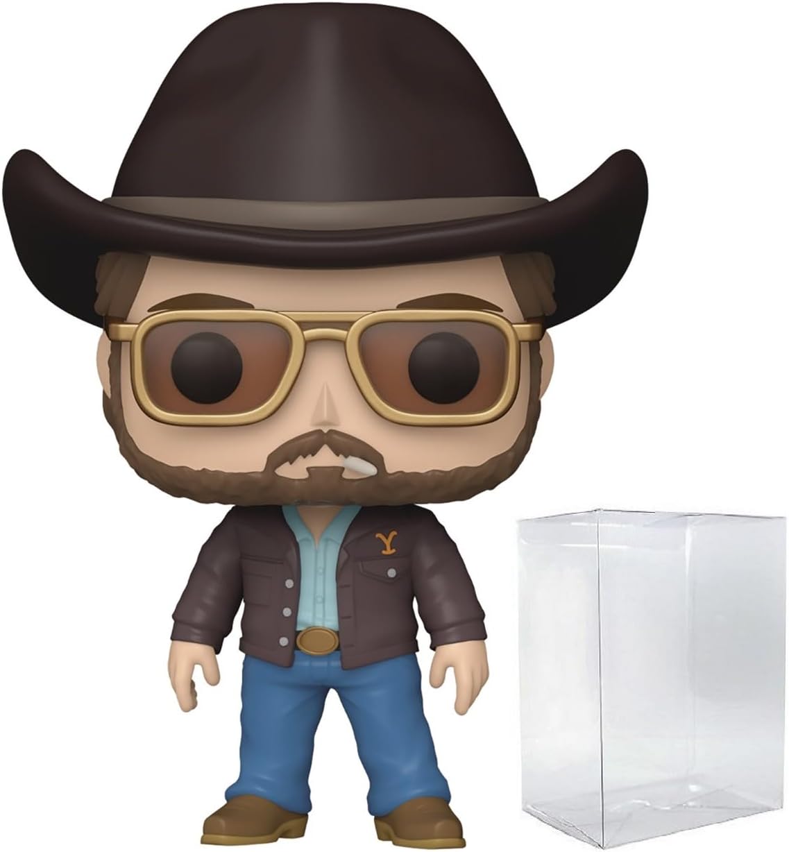 POP TV: Yellowstone - Rip Wheeler Funko Vinyl Figure (Bundled with Compatible Box Protector Case) Multicolored 3.75 inches