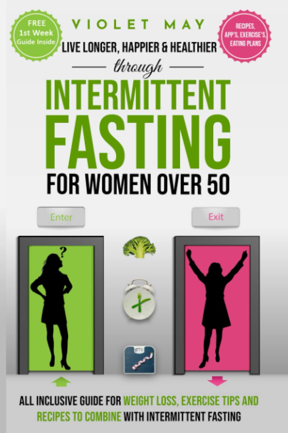 LIVE LONGER, HAPPIER & HEALTHIER THROUGH INTERMITTENT FASTING FOR WOMEN OVER 50: All Inclusive Guide for Weight Loss, Exercise Tips and Recipes to Combine With Intermittent Fasting
