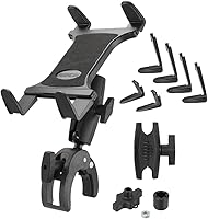 Arkon Tablet Clamp Mount Holder - Secure Fit for 7-18.4" iPad, Samsung Tablets - Versatile Clamp for Tables, Poles, Handlebars w/Security Knob