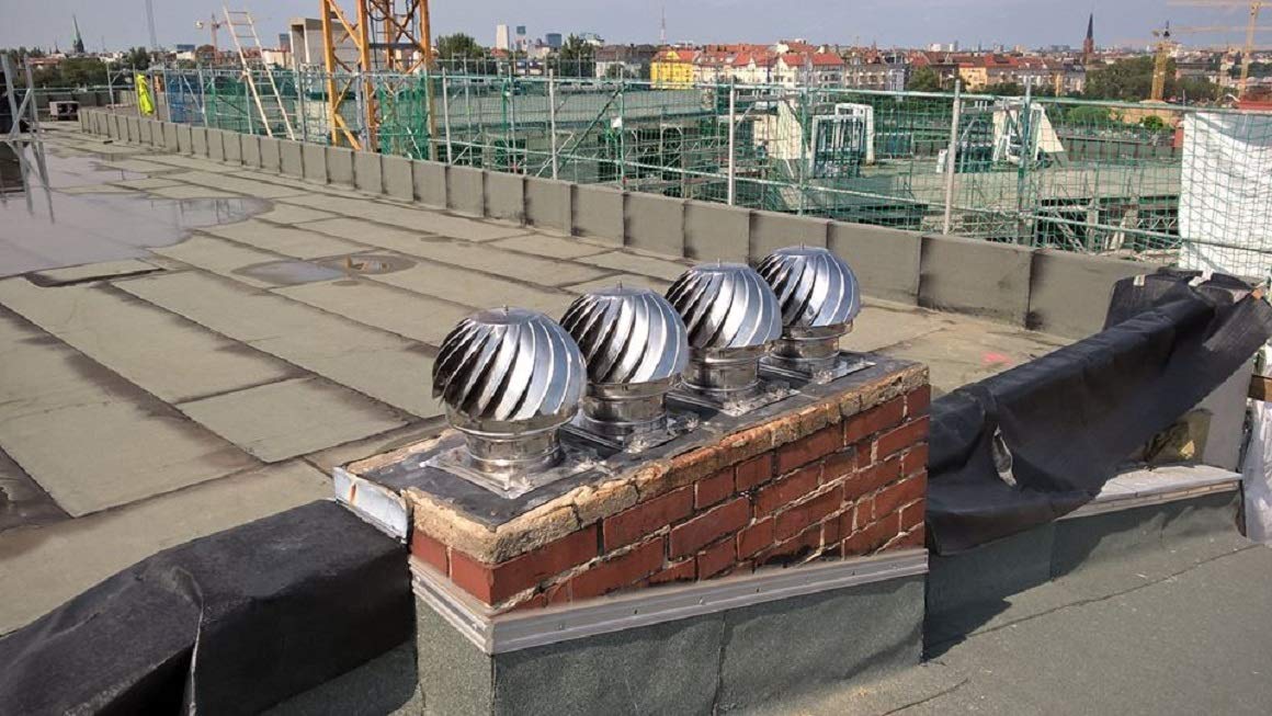 Kaminaufsatz Drehbarer Edelstahl Schornsteinabdeckung Kaminhaube Schornsteinaufsatz Lüftungsaufsatz Kamin Hut Edelstahhaube 150mm