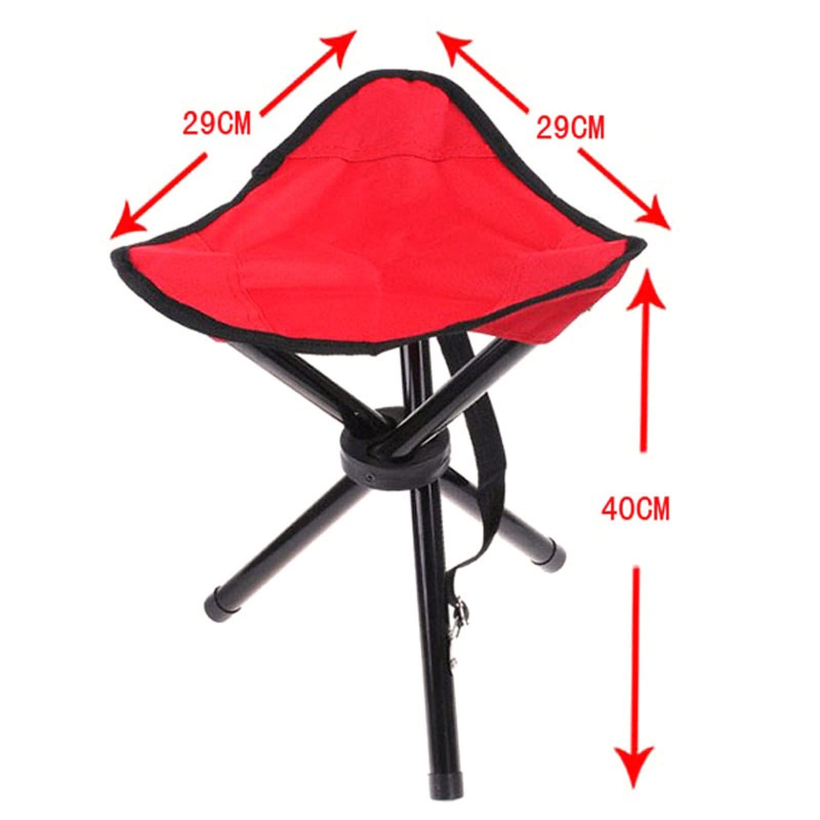 Stołek kempingowy Krzesło kempingowe Outdoor Portable Folding Stołek Wędkarski Trójkątny Krzesło kempingowe Składane Lekkie Krzesła piknikowe Outdoor Krzesła turystyczne(Blue)