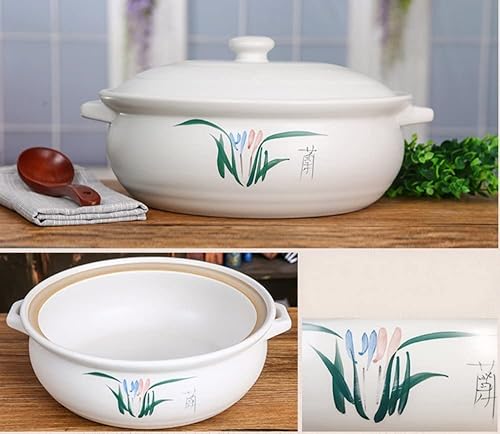 Miniatura 4 de Uniware® Olla de cerámica resistente a prueba de calor, color blanco