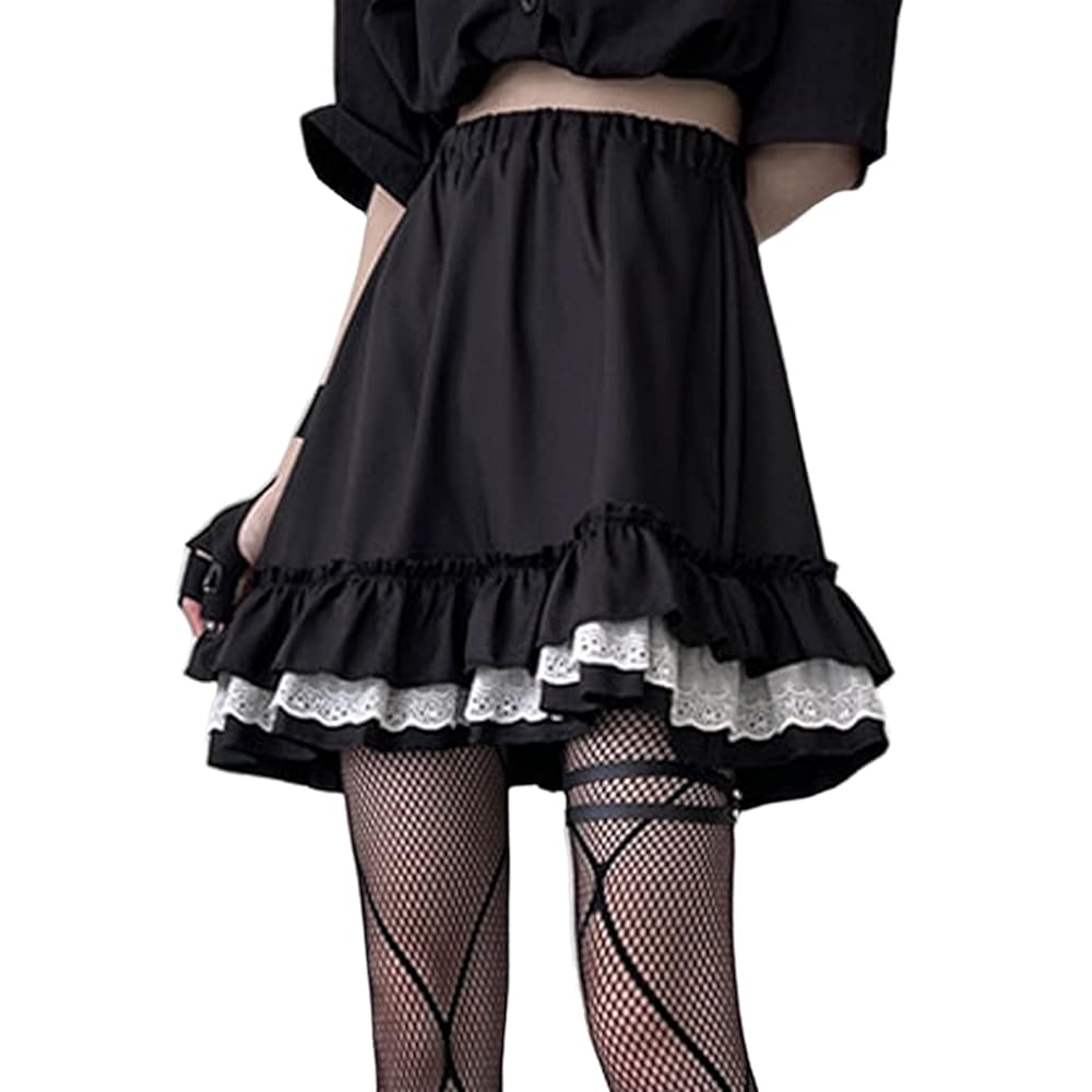 AVENCHUMU Girls pleated harness skirt 黒 Girls pleated harness skirt – AVENCHUMU （アバンチュウム）