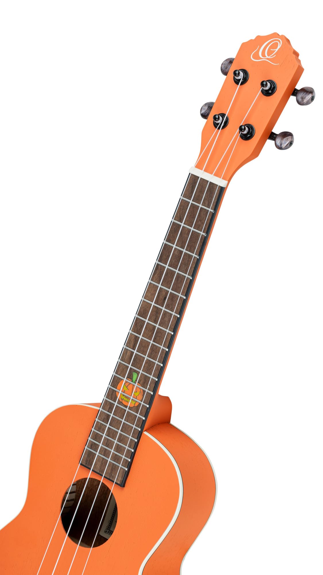 Ortega Guitars Ukulélé Concert Acoustique – Série Custom Built Halloween Edition – Okoumé, Orange (RUHW)