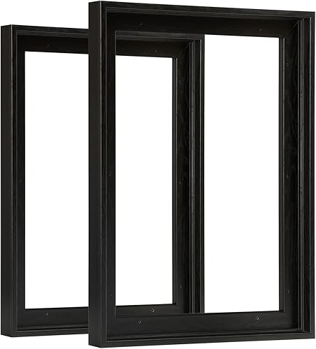 FOLKOR Floating Frame for 8x10 Inch Canvas Painting with 0.6-0.8" Deep, 2 Pack Canvas Floater Frame Living Room Decor, Wall Art frame for Prints Oil