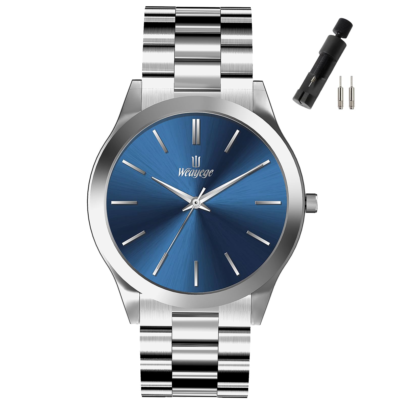 Weayege Herren Uhren Quarz Armbanduhr modisch minimalistisch Business Luxus Quarz wasserdicht Business-Uhren für Herren,Geschenke für Männer