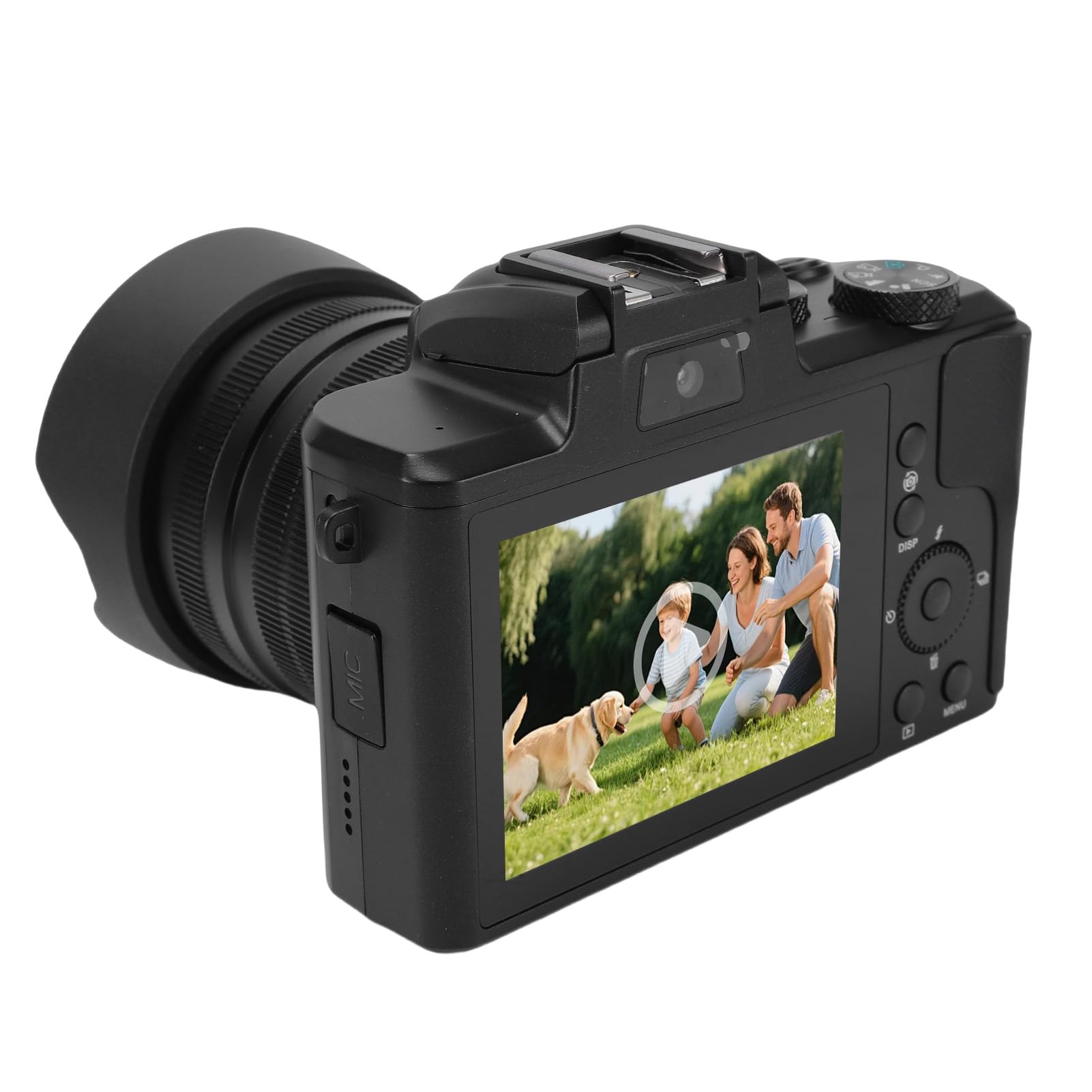 Fotocamera Digitale, 8K 88MP WiFi Touchscreen da 3,2 Pollici Zoom 16X Autofocus Doppia Lente Anti-vibrazione, Fotografia con Flash a Batteria Paraluce, per Fotografico Principianti