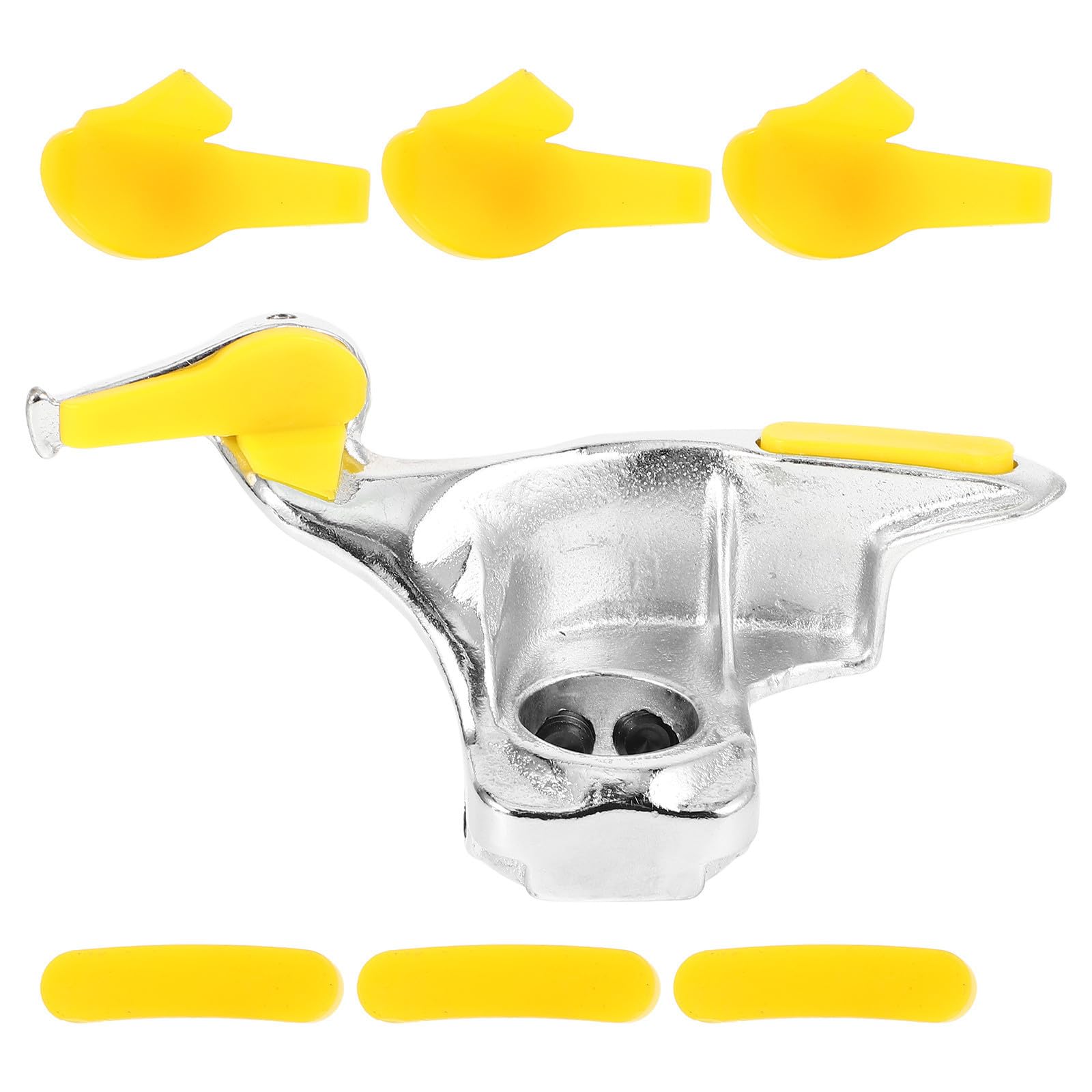 NUOBESTY Strumento Smontaggio Pneumatici con Inserti Protettivi in Nylon Testa Becco d Anatra per Cambio Gomme Auto e Moto Morsetto Cerchioni con Protezioni