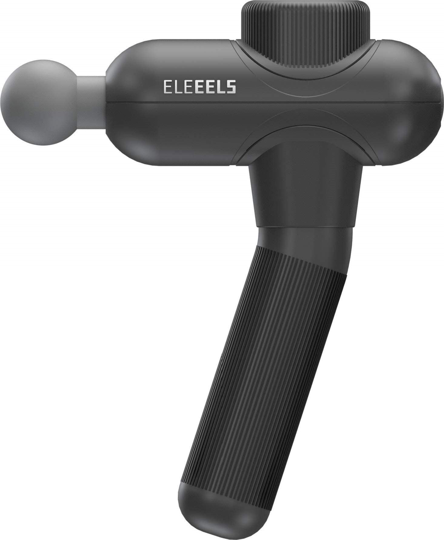 Pistolet do masażu X3, maks. 3200 obr./min, port ładowania USB-C, urządzenie do masażu karku, pleców i ramion, 4 poziomy prędkości, bezprzewodowy, ergonomiczny, do ponownego ładowania, czarny