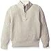 The Children's Place Little Boys' Mock Neck 1/2 Zip Sweater, Cream, Small (5/6)