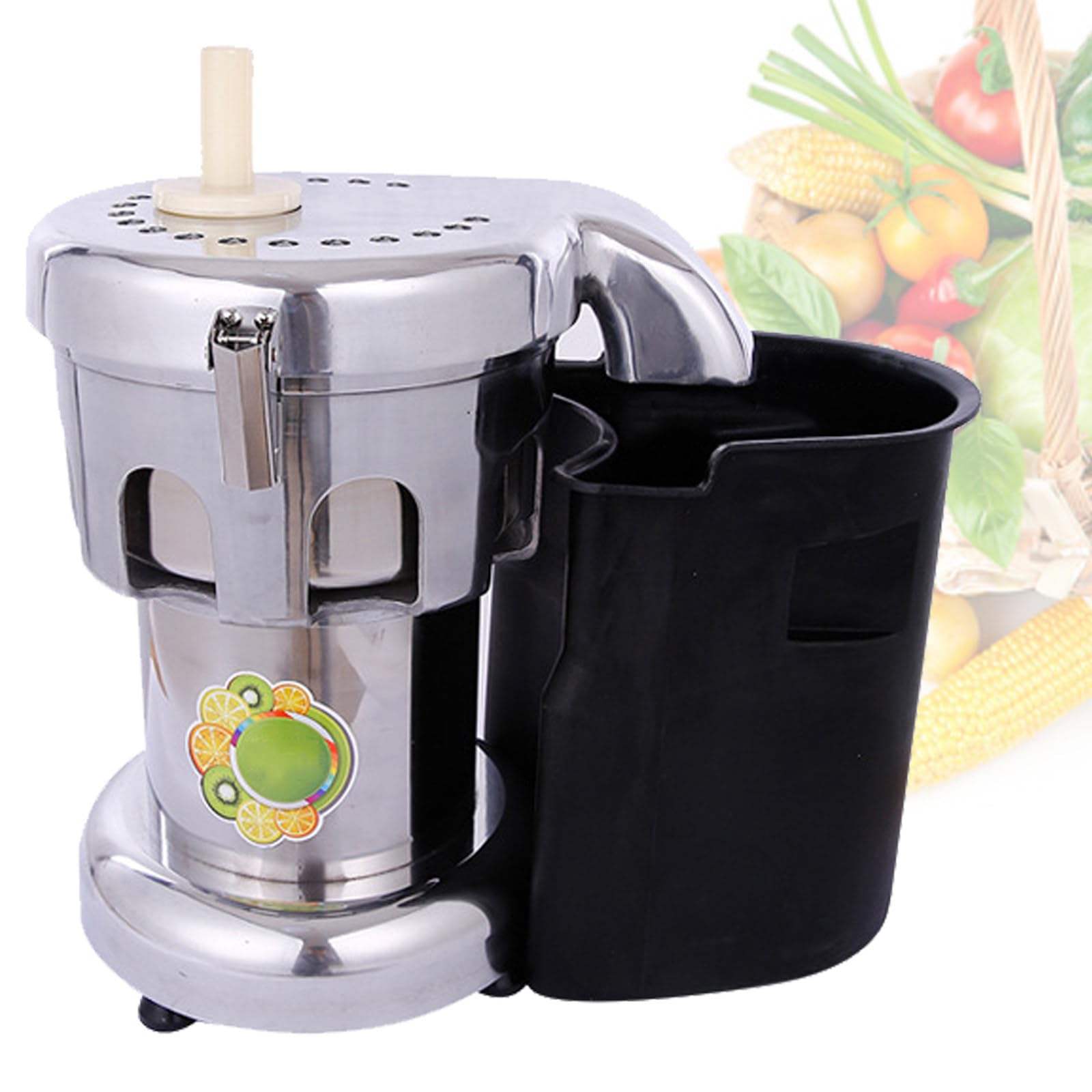 MYUYEE Centrifugal Juicers - High Juice Yield Extractor Machine, 80mm Wide Feeding Chute, 550W Centrifugal Juice Maker with Pulp Bucket for Juice Shops, Restaurants, Hotels