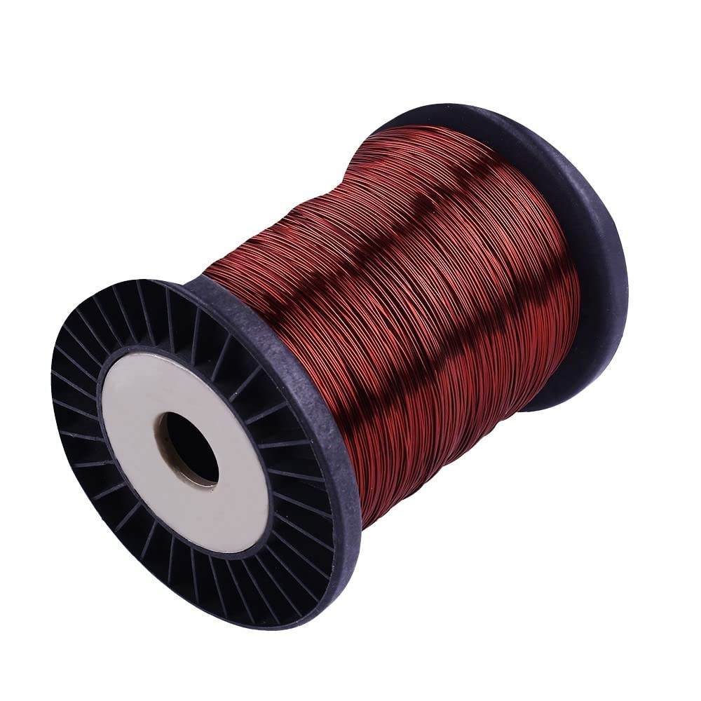 DONGKER Filo Di Alluminio Smaltato,500 G Filo Di Avvolgimento Magnetico in Resistente Alle Alte Temperature Per Filo Fai-da-te, Trasformatore, Elettromagnete