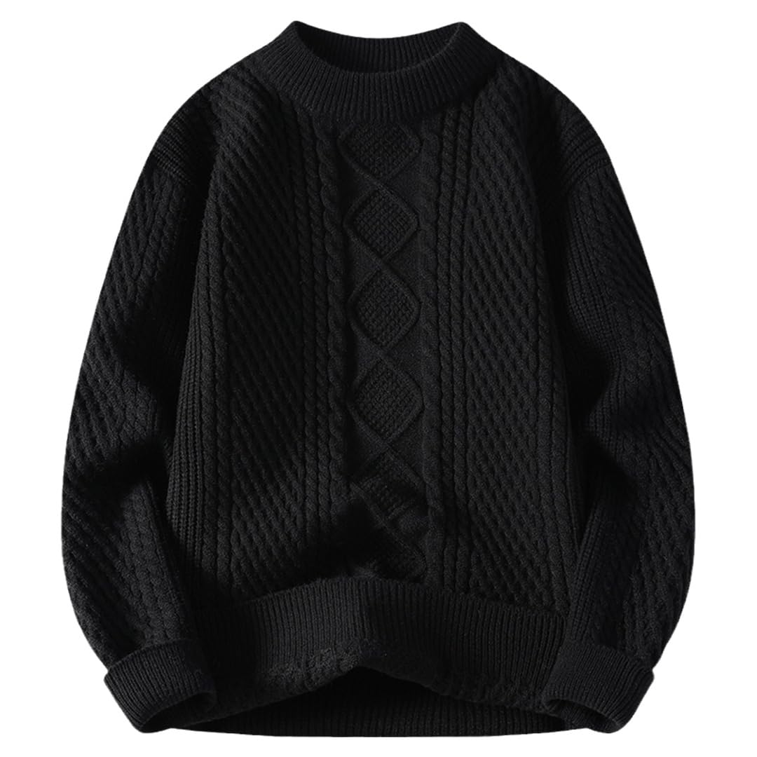 Autunno Inverno Uomo Morbido Caldo Torsione Maglione Maglioni Lavorati A Maglia Elasticità Pullover