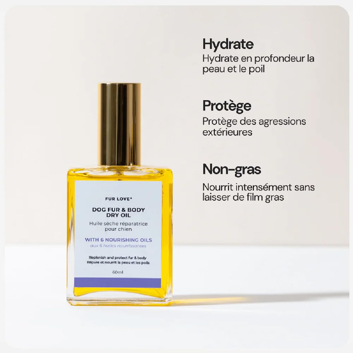 Huile De Soin Chien Argan Et Bourrache – Hydratation Peau, Poil – Nutrition Et Brillance – Texture Légère sans Effet Gras – Soin pour Chien Quotidien Pelage - Poil Sec ou Humide