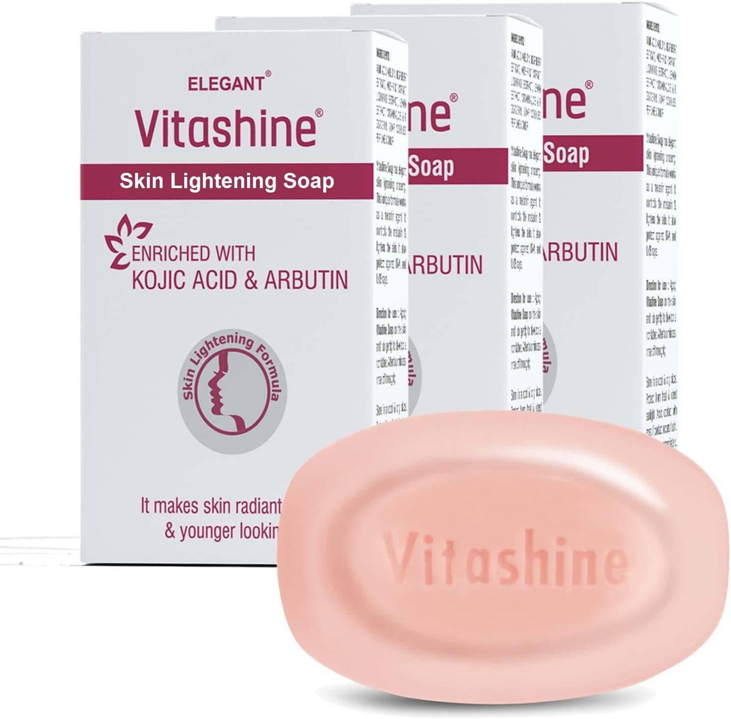 Kojic Acid Soap 75gm | Pack Of 3 | Kojic Acid Soap For Skin Lightening and Hyperpigmentation | With Arbutin, Liquorice Extracts & MultiVitamins | Made In India