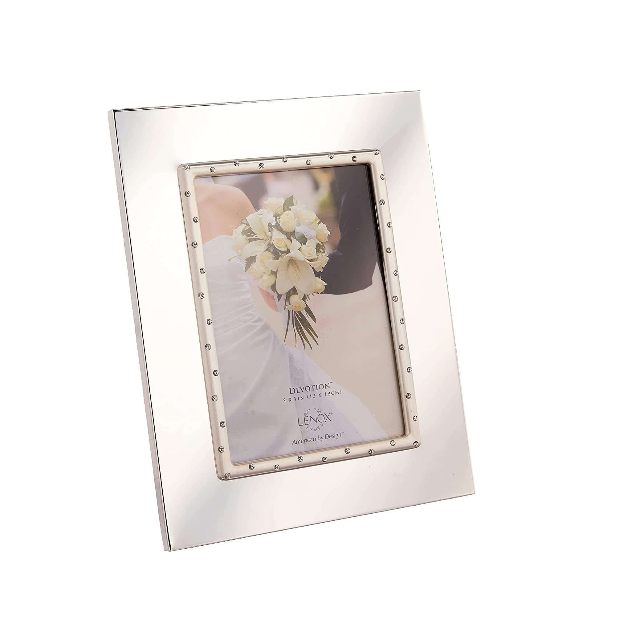 Lenox 5" x 7" Frame Devotion Bilderrahmen, 12,7 x 17,8 cm, metallisch, 1.45 LB