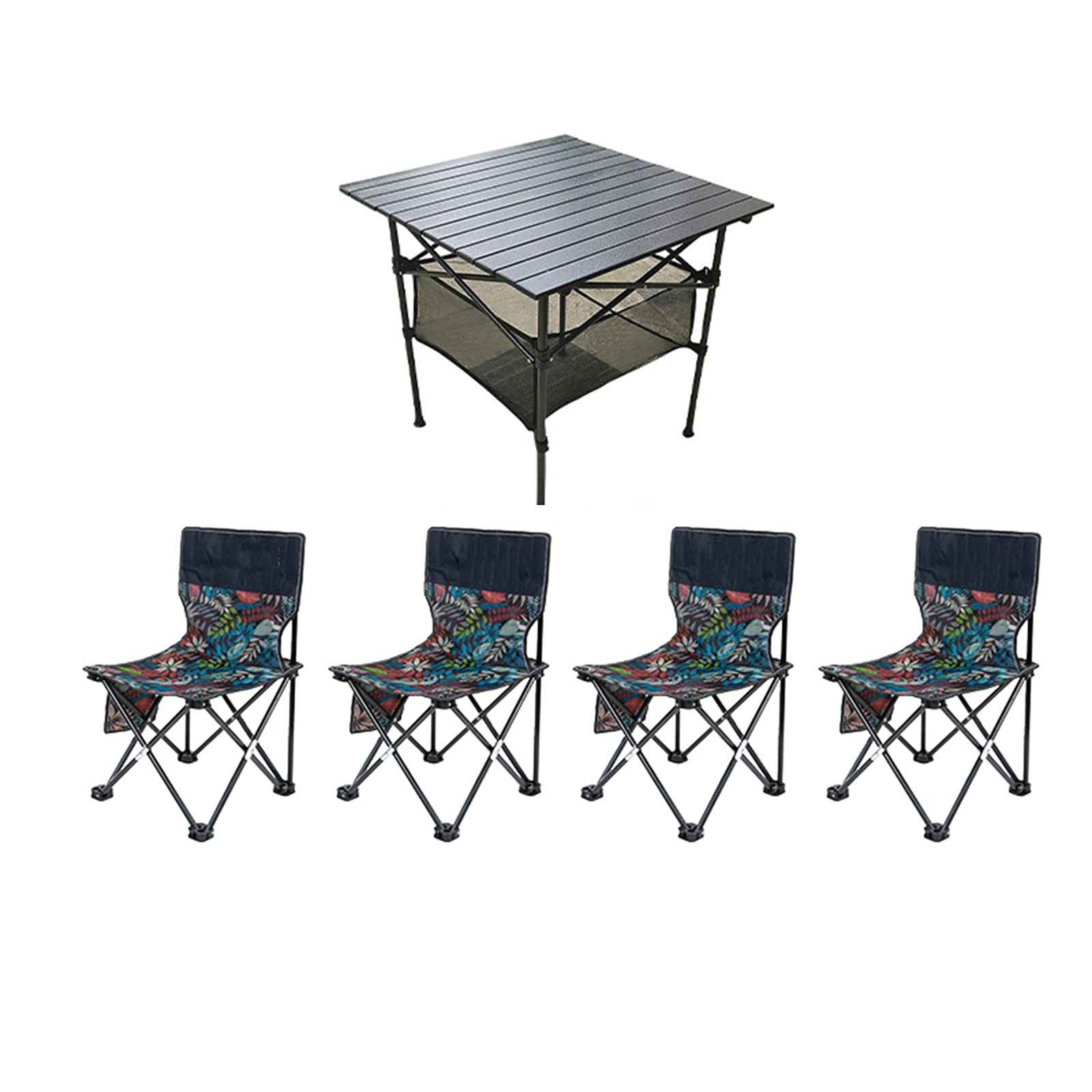 Table de camping pliante en aluminium pour éliminer le désordre sous la tente