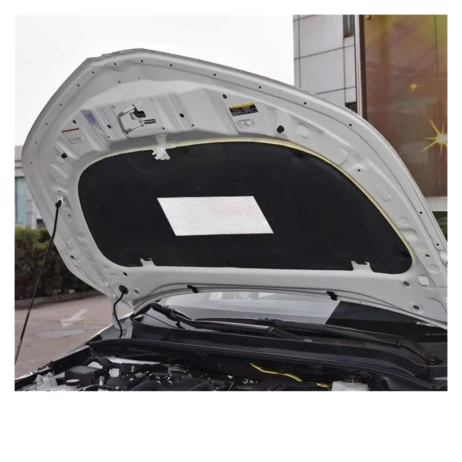 carro Aislamiento del capó Para VW Para Touran 1.4T 2004-2023 Capó Motor Coche Aislamiento Acústico Térmico E Ignífugo Almohadilla Algodón Alfombrilla Insonorizada