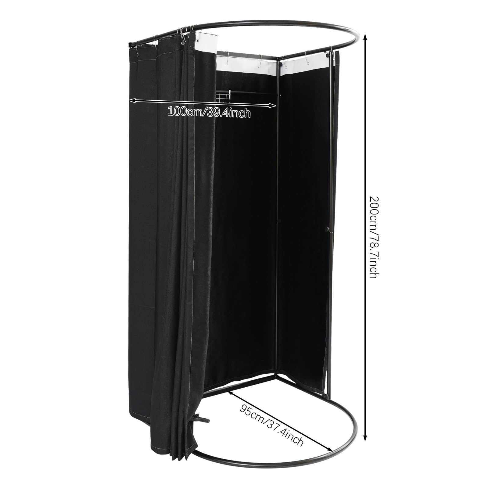 Negozio di abbigliamento, sala prove privacy, spogliatoio, per centri commerciali, mostre, negozi di lavanderia, negozi di abbigliamento, 100 x 95 x 200 cm