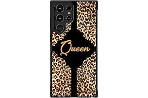 Personalized Leopard Animal Skin Black Rubber Phone Case